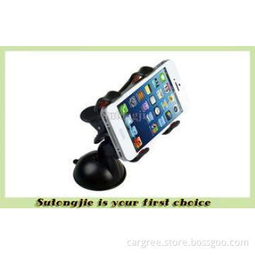 360 Rotating Dual Clip Universal Car Mobile Phone Holder Wi